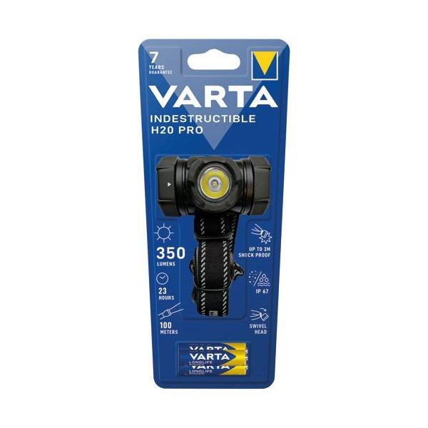VARTA - Torche indestructible xtreme h20 3 aaa incluses
