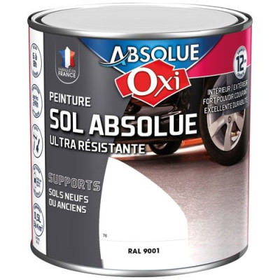 SOL ABSOLUE 0,5L BLANC CREME RAL9001