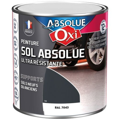 SOL ABSOLUE 0,5L GRIS CARBONE RAL7043