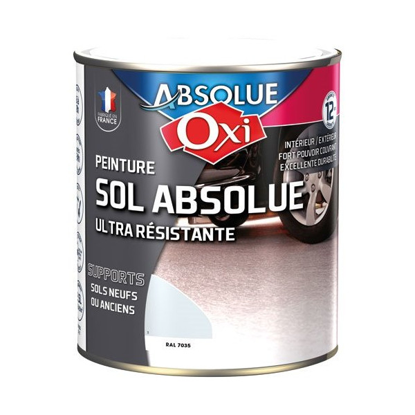 OXI - Sol absolue 2.5l gris clair RAL7035