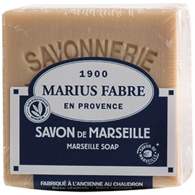 SAVON MARSEILLE BLANC SANS PALME 200G (Vendu par 1)