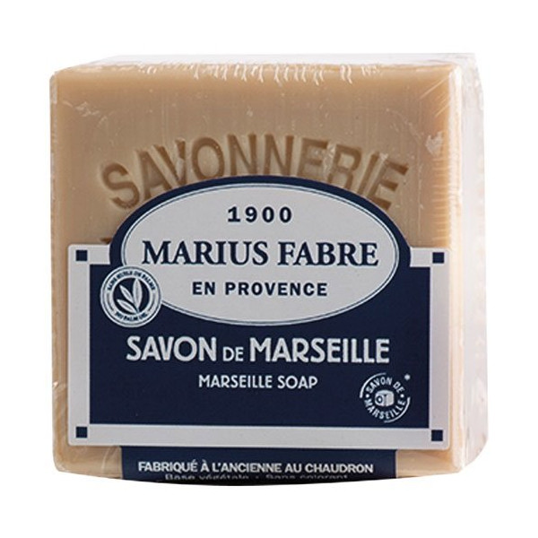MARIUS FABRE - Savon de marseille blanc filmé sans huile de palme 200g