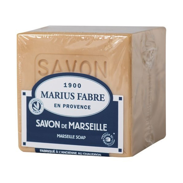 MARIUS FABRE - Savon de marseille blanc filme sans huile de palme 400g