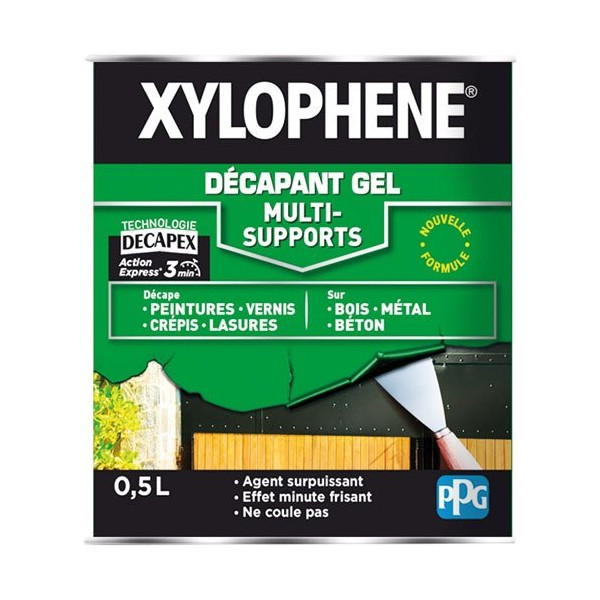 XYLOPHENE - Décapant gel multi support 0.5l incolore
