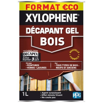Xylophène Décapant Gel Bois 1L Format Eco