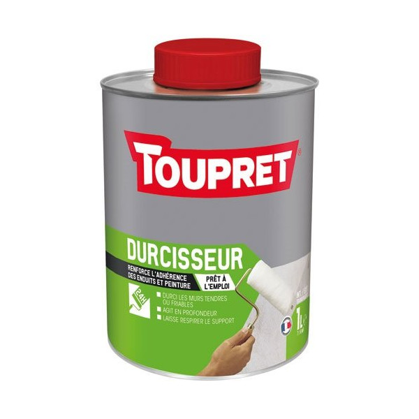 TOUPRET - Durcisseur mur intérieur extérieur liquide 1l