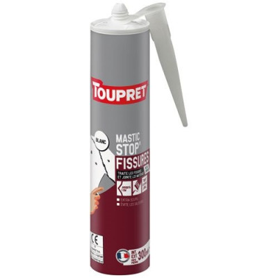 Mastic acrylique Stop Fissure Blanc 300gr