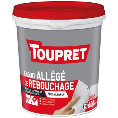 Enduit de Rebouchage Allégé pâte 600ml