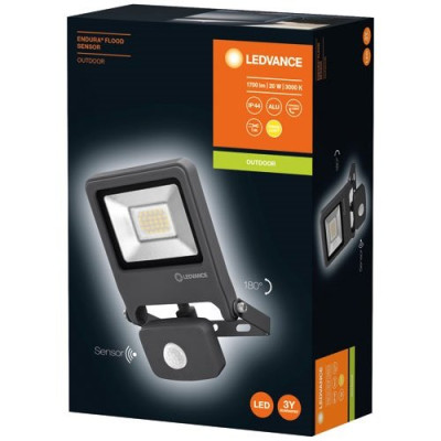 PROJECTEUR ENDURA FLOOD 20W 1600LM GRI