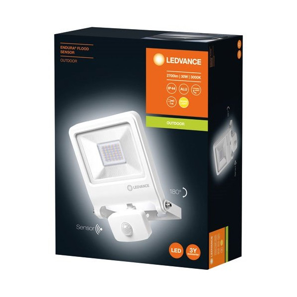 LEDVANCE - Projecteur endura flood 30w 2400lm 3000k blanc