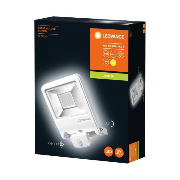 LEDVANCE - Projecteur endura flood 50w 4500lm 3000k blanc