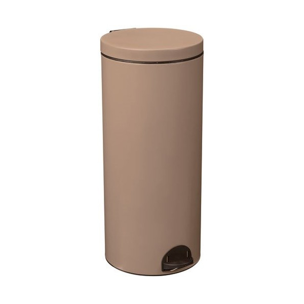 ROSSIGNOL - Poubelle à pédale 30 L Moka - Élora