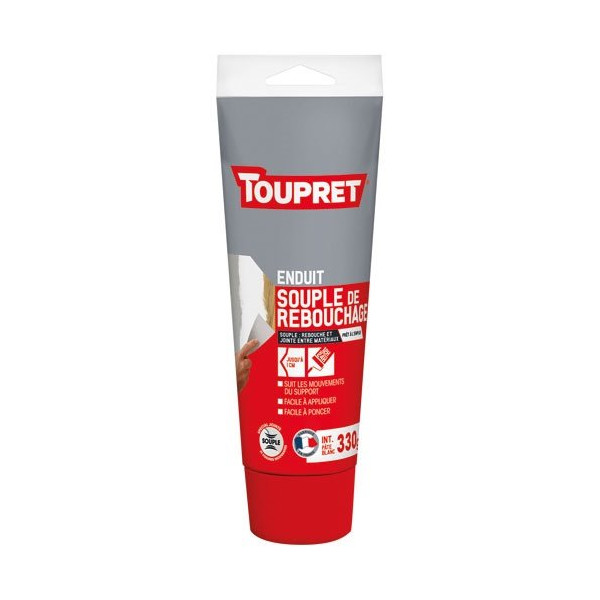 TOUPRET - Mastic pate souple intérieur extérieur 330gr.