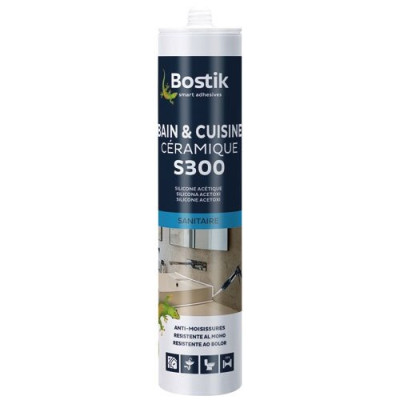 Mastic Bain&Cuisine Céramique S300 Cartouche 300ml