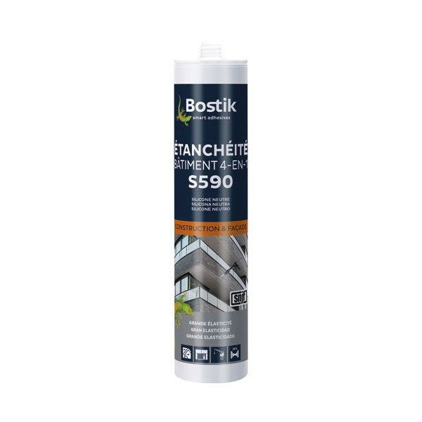 BOSTIK - Mastic étanchéite bâtiment S590 noir 300ml