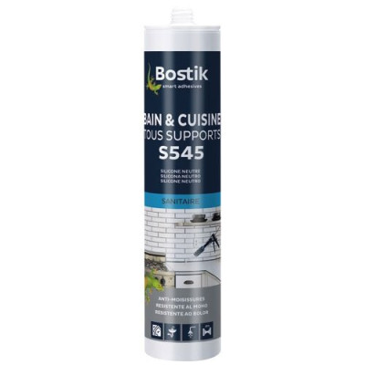 Mastic Bain & Cuisine Tous Support S545 Cartouche 300ml