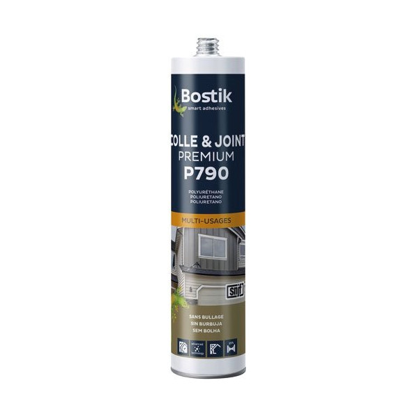 BOSTIK - Mastic colle et joint premium P790 noir 300ml