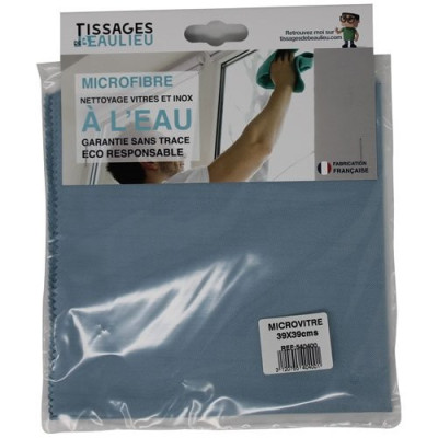 Lavette Spécial Vitrage Microvitre Bleu