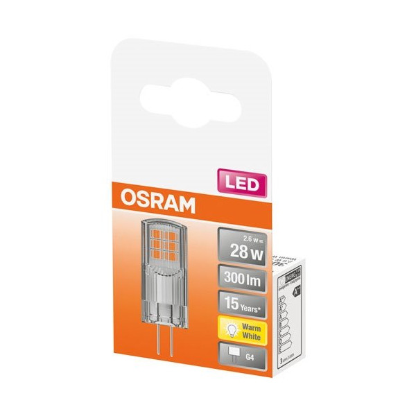 OSRAM - Led capsule clair 2.6w g4 chaud boite de 1