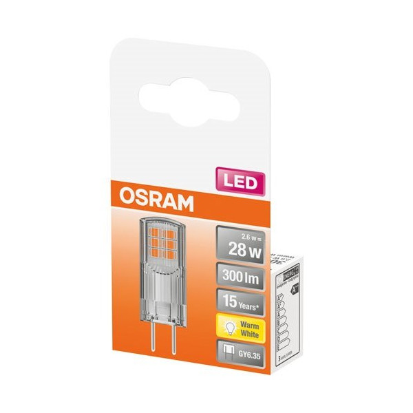 OSRAM - Led capsule claire 2.6w gy6.35 chaud boite de 1