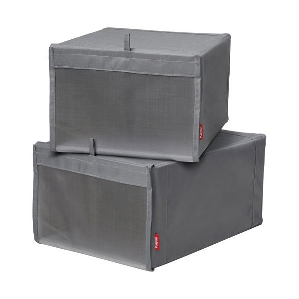 RAYEN - Boite rangement chaussures pliable x2