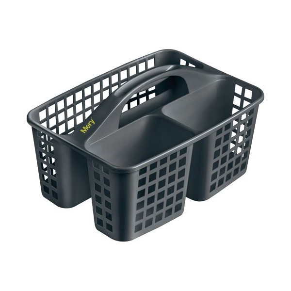 MERY - Panier 3 compartiments pour produits de nettoyage