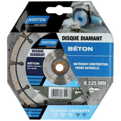 DISQUE DIAMANT 125 TVX COURANTS CONSTR