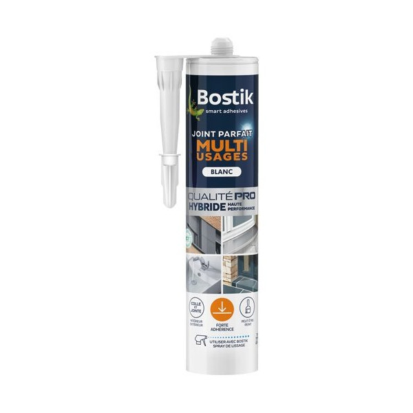 BOSTIK - Joint parfait multiusages blanc cartouche 280ml