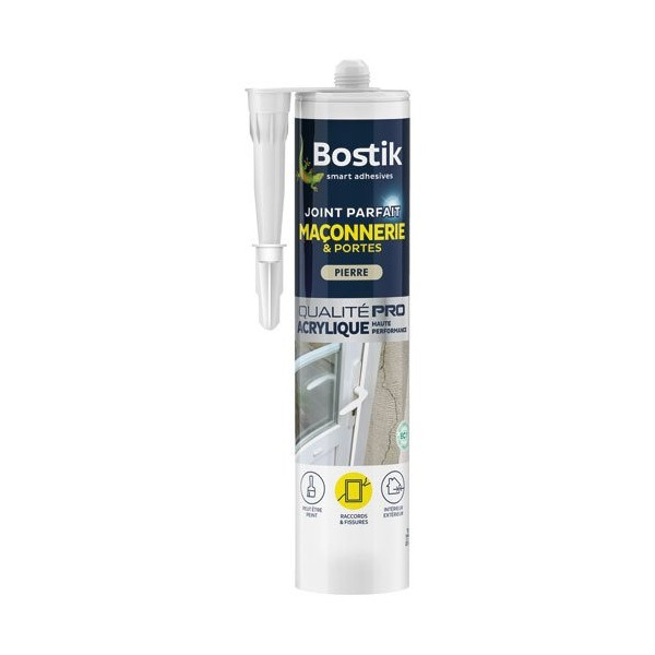 BOSTIK - Joint parfait maconnerie huisserie ton pierre cartouche 280
