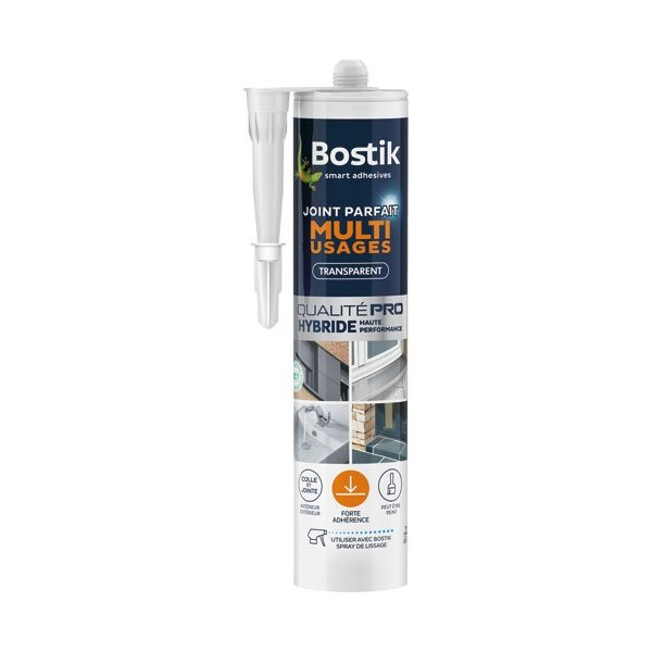 BOSTIK - Joint parfait multiusages transparent cartouche 280ml