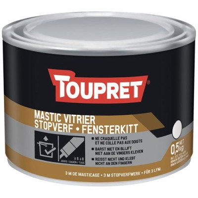 MASTIC VITRIER PATE 0,5 KG