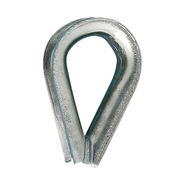 CHAPUIS - Cosse câble coeur acier zingue Ø9mm blister 2