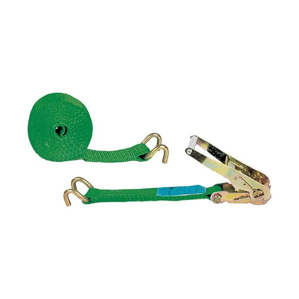 CHAPUIS - Sangle crochet vert tendeur cliquet 50mm 9m 2000kg uc1
