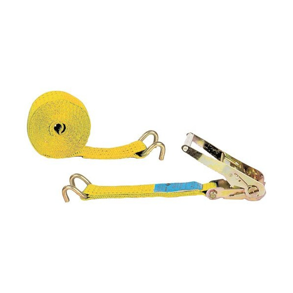CHAPUIS - Sangle crochet jaune tendeur cliquet 50mm 12m 2t uc1