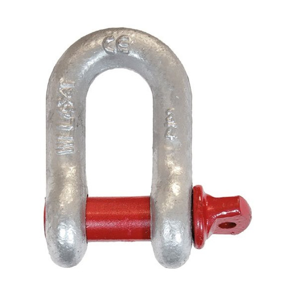 CHAPUIS - Manille droite ac. galvanisé larg.17mm axe 11mm 1000kg uc1