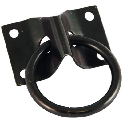 PLATINE ANNEAU AC.ZING.NOIR 70X45MM