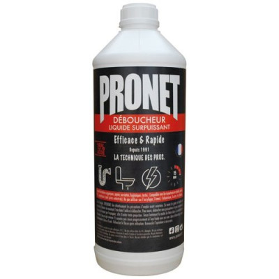 PRONET DEBOUCHEUR CANALISATI.ACIDE 1L (Vendu par 1)
