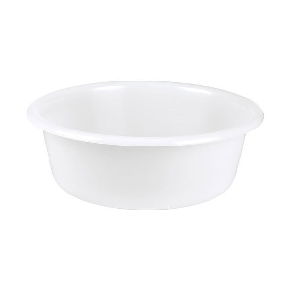 ALUMINIUM ET PLASTIQ - Cuvette ronde 32cm 5l blanc alimentaire