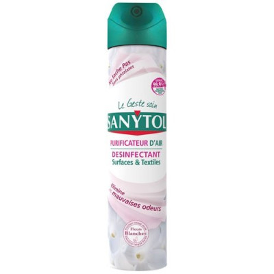 SANYTOL PURI.AIR/SURFACE/TEXTILE 300ML (Vendu par 1)