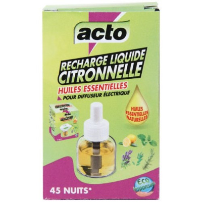 ACTO RECHARG.LIQ.DIFFUSEUR CITRONNELLE (Vendu par 1)