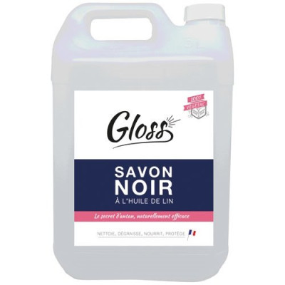 GLOSS SAVON NOIR A L HUILE DELIN 5L (Vendu par 1)