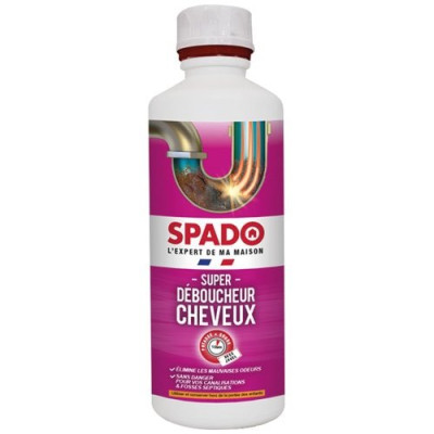 SPADO DEBOUCHEUR CHEVEUX 500ML (Vendu par 1)