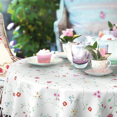 NAPPE RDE MANHATTAN BELLA CREME 150CM