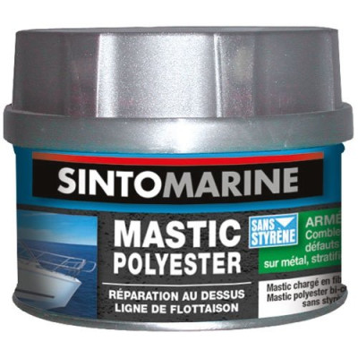 Mastic polyester armé aux fibres de verre 170ml