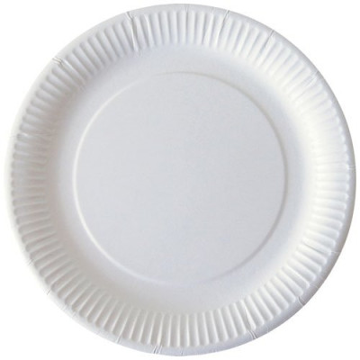 Assiettes en Carton Blanches Ø23cm Lot de 50