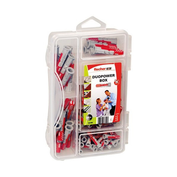 FISCHER - Boite de chevilles fischer duopower Ø 5, 6 et 8 mm