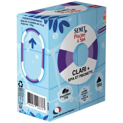 CLARIFIANT EAU SPA ET PISCINETTE X12 (Vendu par 1)