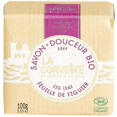SAVON DOUCEUR BIO FEUILLE FIGUIER 100G (Vendu par 1)