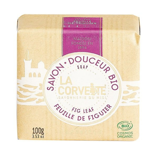LA CORVETTE - Savon douceur bio feuille de figuier 100g