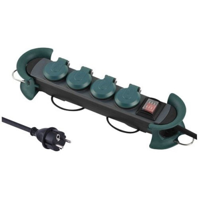 BLOC 4X2P T INTER IP44 3G1.5 4M